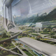 Illustration for article titled New Elysium concept art shows off Matt Damon's perfect space station
